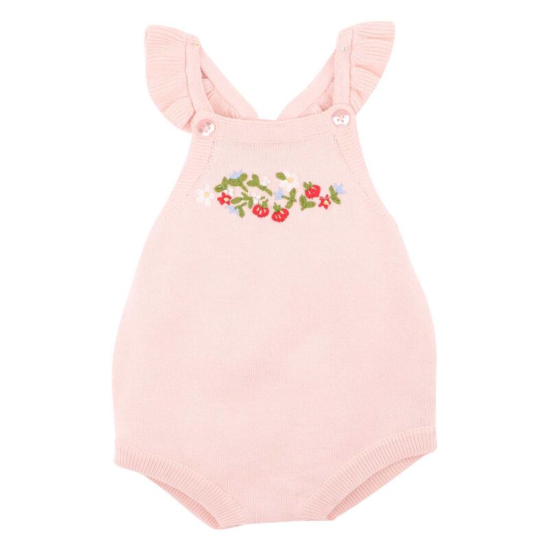 B&eacute;b&eacute; Poppy Hand Embroidered Knit Bodysuit image number 0